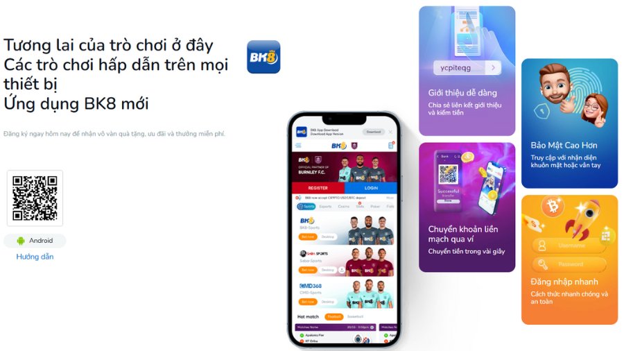 Vì sao nên tải app BK8